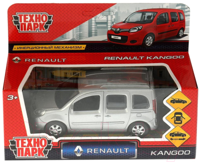 Автомобиль игрушечный Технопарк Renault Kangoo / KANGOO-SL