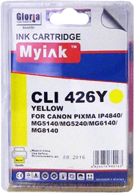 Картридж MyInk Yellow / BN03974 (аналог Canon Pixma CLI-426Y)