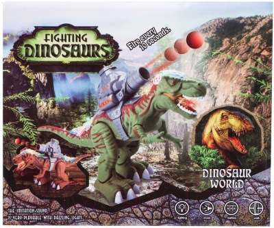 Интерактивная игрушка Sima-Land Динозавр Рекс 7664523 / 6632B (зеленый)