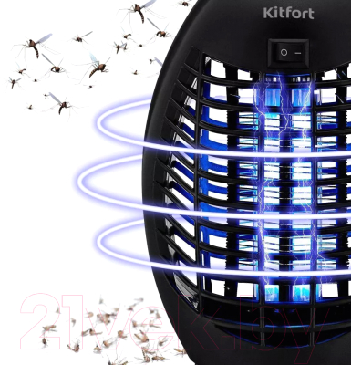 Уничтожитель насекомых Kitfort Антимоскитная лампа КТ-4018