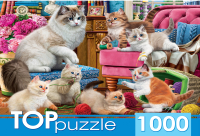 

Пазл Top Puzzle, Озорные котята / ХТП1000-2158