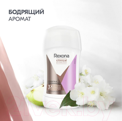 Изображение товара Антиперспирант-стик Rexona Clinical Protection (40мл)