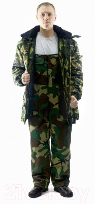 Изображение товара Куртка рабочая НЕСинвест-Профи Сургут QR утепленная (р-р 60-62/170-176, камуфляж)