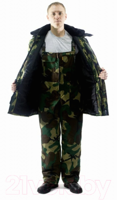 Изображение товара Куртка рабочая НЕСинвест-Профи Сургут QR утепленная (р-р 60-62/170-176, камуфляж)