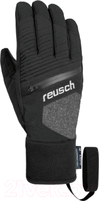 Перчатки лыжные Reusch Theo R-Tex Xt / 4801232-7015 (р-р 8, Black Melange/Black)
