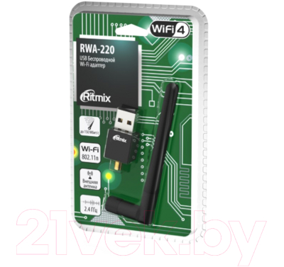 Wi-Fi-адаптер Ritmix RWA-220 USB