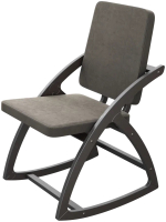 Кресло-качалка Glider Качалка 542x632x937 (Verona Antrazite Grey/венге) - 