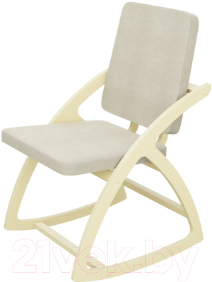 Кресло-качалка Glider Качалка 542x632x937 (Verona Light Grey/дуб шампань)