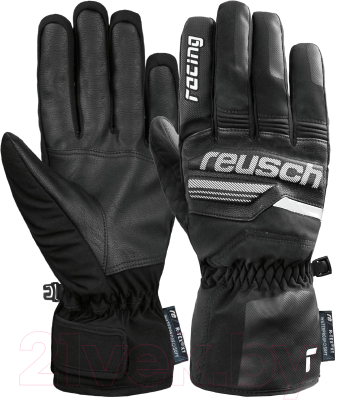 Перчатки лыжные Reusch Ski Race VC R-Tex XT / 6201257-7701 (р-р 7, Black/White)