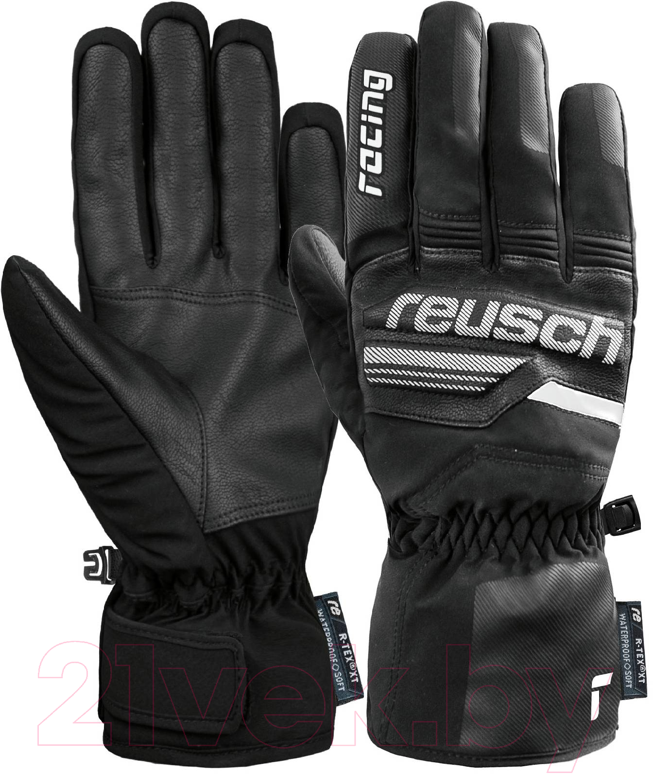 Перчатки лыжные Reusch Ski Race VC R-Tex XT / 6201257-7701 (р-р 9, Black/White) — фото 3