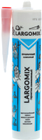 Герметик силиконовый Largomix Санитарный LRX010 (280мл, прозрачный) - 