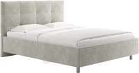 Каркас кровати Сонум Caprice 180x200 (микровелюр светло-серый) - 