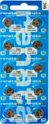 Комплект батареек Renata R 395 BL-10 (SR 927 SW)
