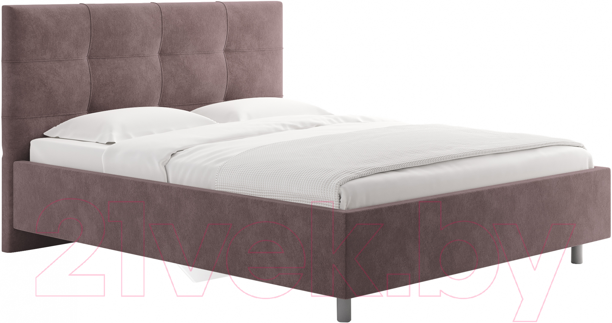 Каркас кровати Сонум Caprice 180x200 (микровелюр кофе) — фото 1