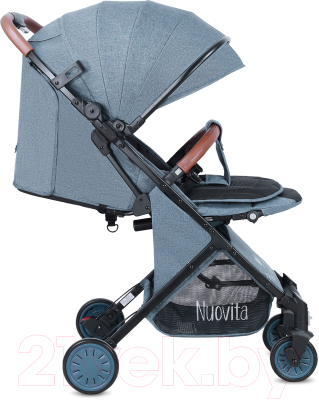 Изображение товара Детская прогулочная коляска Nuovita Giro Lux (бонди/черная рама)