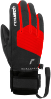 Перчатки лыжные Reusch Simon R-Tex Xt Junior / 6261210-6638 (р-р 4, Asphalt/Fire Red) - 
