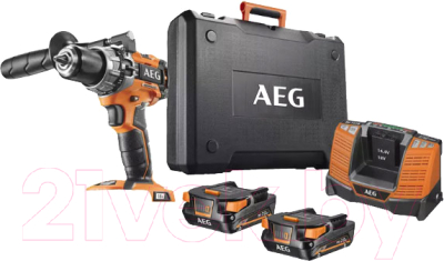Изображение товара Профессиональная дрель-шуруповерт AEG Powertools BSB18C2BLLI-202C (4935479785)