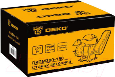 Точильно-шлифовальный станок Deko DKGM300-150 / 063-4325