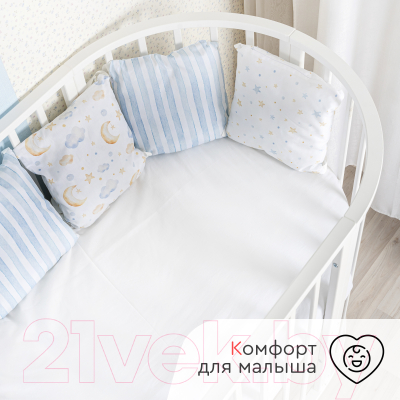 Детская кроватка Tomix Aurora универсальный маятник / OVK-5 (белый/бук)