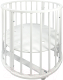 Миниатюра изображения товара Детская кроватка Tomix Aurora универсальный маятник / OVK-4 (белый)