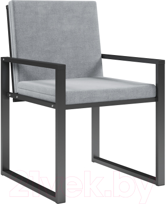Изображение товара Кресло садовое Sundays Relax КИМ-1 (черный/серый)