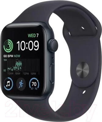 Умные часы Apple Watch SE 2 GPS 44mm (полуночный/ремешок M/L)