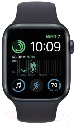 Умные часы Apple Watch SE 2 GPS 44mm (полуночный/ремешок M/L)