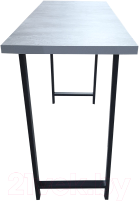Консольный столик Древпром М94 ДП1-02-04 120x50x88 (бетон метрополитан/графит)