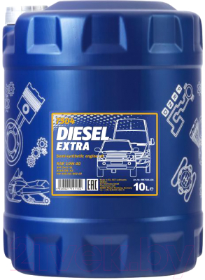 Моторное масло Mannol Diesel Extra 10W40 CH-4/SL / MN7504-10 (10л)