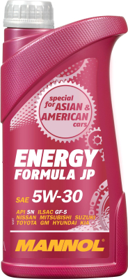Моторное масло Mannol Energy Formula JP 5W30 API SN / MN7914-1 (1л)