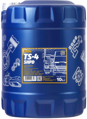 Моторное масло Mannol TS-4 15W40 SHPD CI-4/SL / MN7104-10 (10л)