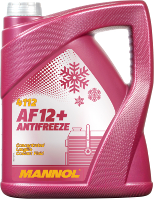 Антифриз Mannol AF12+ концентрат -75C / MN4112-5 (5л, красный)