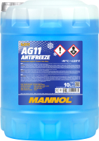 Антифриз Mannol AG11 -40C / MN4011-10 (10л, синий) - 