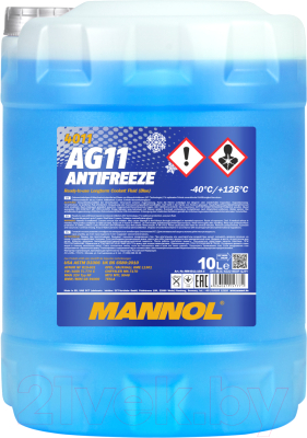 Антифриз Mannol AG11 -40C / MN4011-10 (10л, синий)