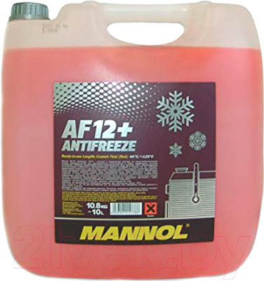 

Антифриз Mannol, Красный, AF12+ -40C / MN4012-10