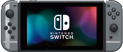 Игровая приставка Nintendo Switch + Super Smash Bros. Ultimate (серый)