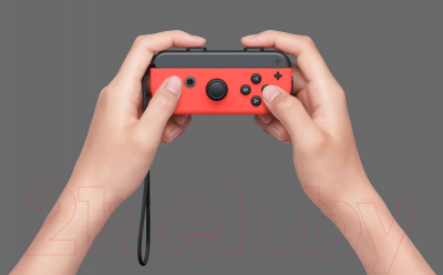 Игровая приставка Nintendo Switch + Mario Kart 8 Deluxe (красный/синий)