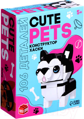 Конструктор Unicon Cute pets Хаски / 9278948