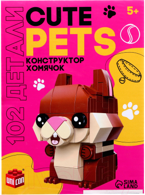 Конструктор Unicon Cute pets Хомячок / 9278947