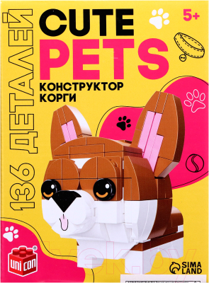 Конструктор Unicon Cute Pets Корги / 9278949