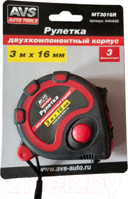 Изображение товара Рулетка AVS MT3016R / A40463S