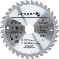 Пильный диск Hoegert HT6D785 - 