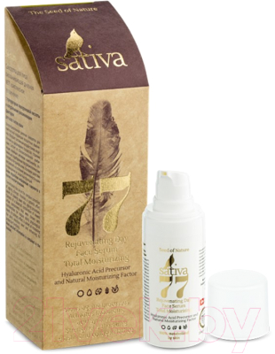Изображение товара Набор косметики для лица Sativa Сыворотка день №77+Сыворотка ночь №88+Крем-маска №32
