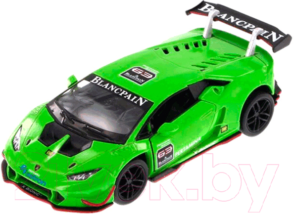 Масштабная модель автомобиля Kinsmart Lamborghini Huracan LP620-2 Super Trofeo / 5389WKT