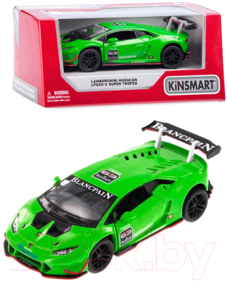 Изображение товара Масштабная модель автомобиля Kinsmart Lamborghini Huracan LP620-2 Super Trofeo / 5389WKT