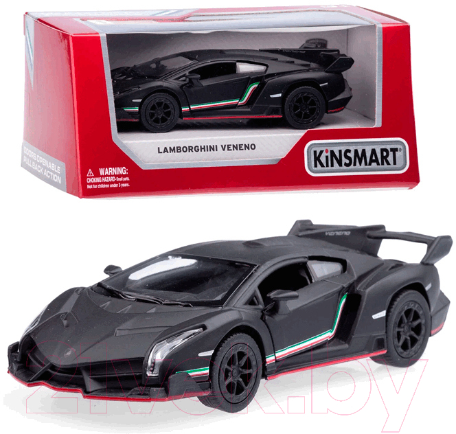 Масштабная модель автомобиля Kinsmart Lamborghini Veneno / 5367WKT — фото 2