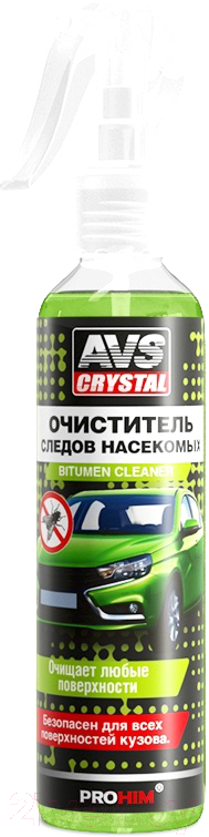 Очиститель cледов насекомых AVS AVK-059 / A07486S (250мл)