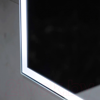 Зеркало Пекам Greta 140x80 / greta-140x80sp (с подсветкой, с двойным сенсором на прикосновение, подогрев)