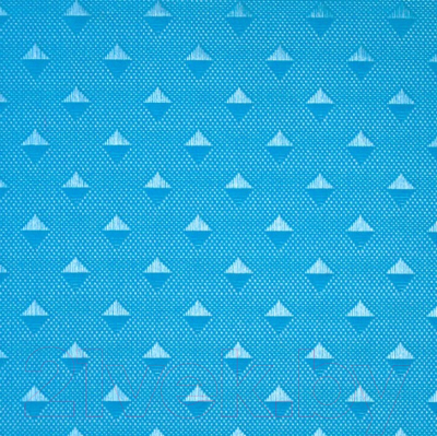 Шторка-занавеска для ванны Вилина Бриллиант 6757 (180x180, ромб/голубой)