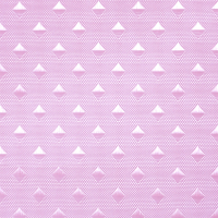 Шторка-занавеска для ванны Вилина Бриллиант 6757 (180x180, ромб/светло-розовый) - 